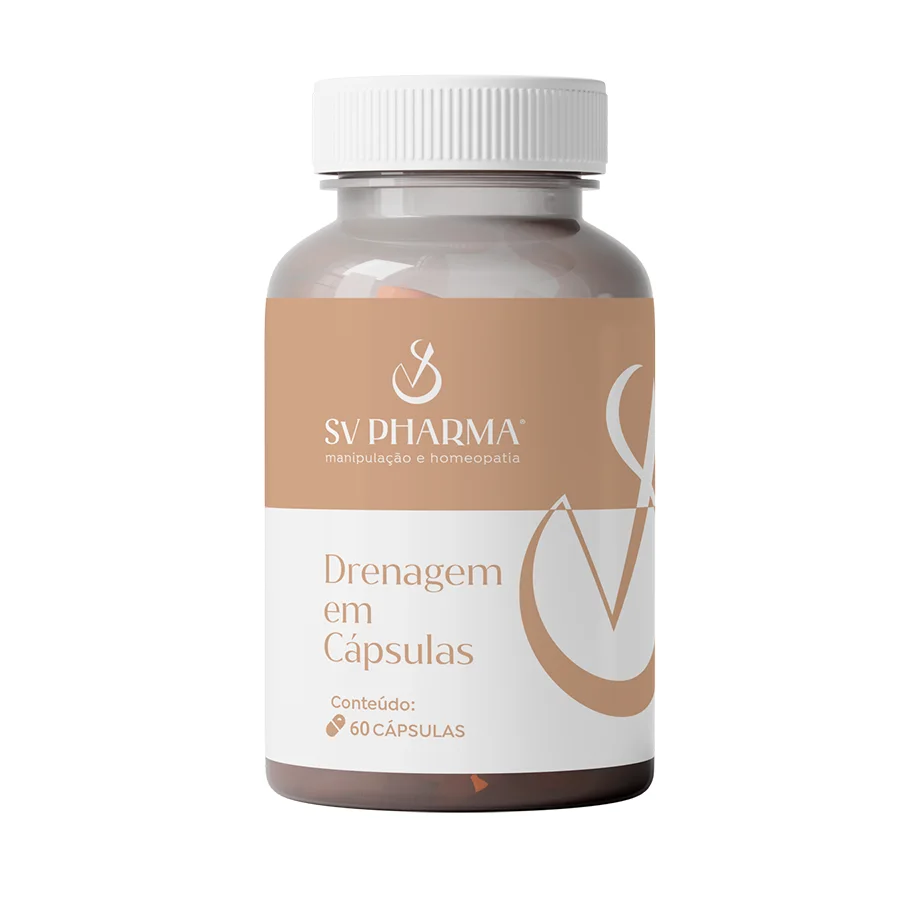 Drenagem em cápsulas - 60 cápsulas