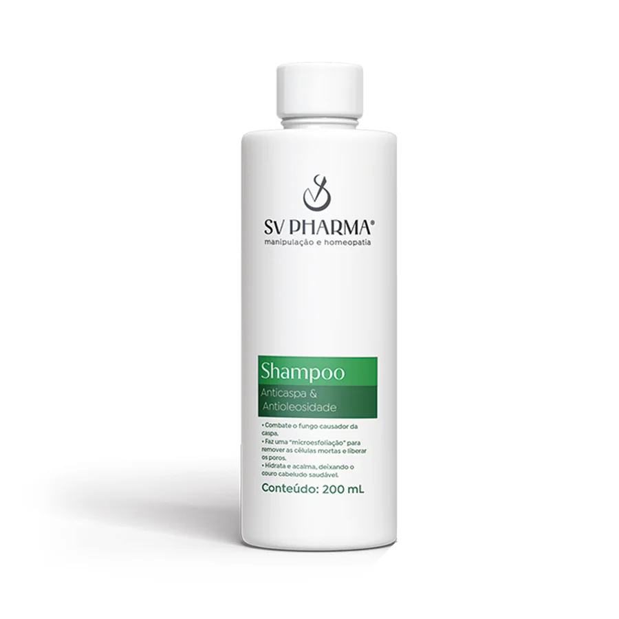 Shampoo Anticaspa e Antioleosidade 200 mL